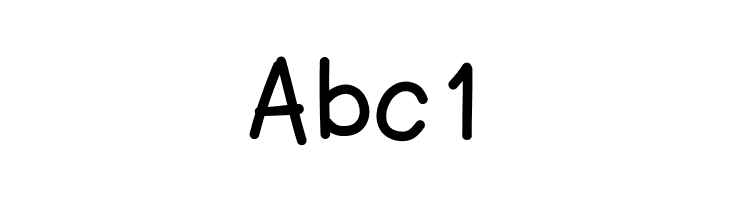 Abc1 AManoRegulold Font