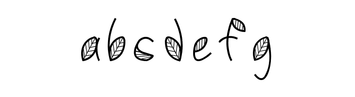 Leafy font  Free Fonts Download