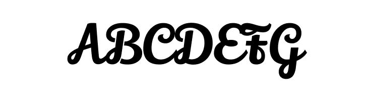 ABCDEFG Lily Script One Font