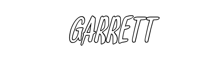 Kennebunkport Outline Italic  Free Fonts Download