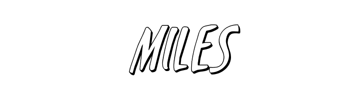 Kennebunkport 3D Italic  Free Fonts Download