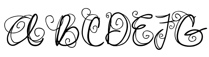 DJB SWIRL ME AROUND  Free Fonts Download