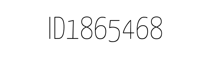 Yanone Kaffeesatz Extra Light  Free Fonts Download