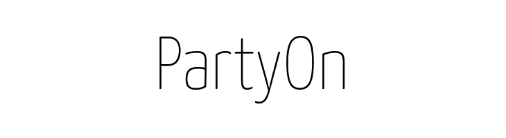 Yanone Kaffeesatz Extra Light  Free Fonts Download