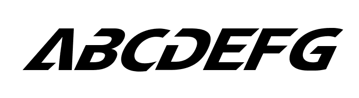 CF TechnoMania Slanted  Free Fonts Download