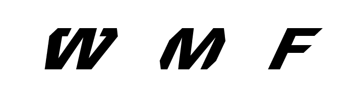 CF TechnoMania Slanted  Free Fonts Download