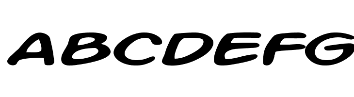 Action Man Extended Italic  Free Fonts Download