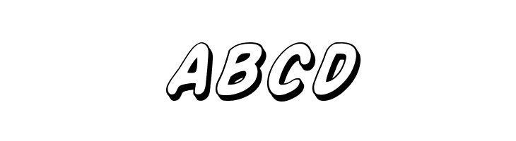 Action Man Shaded Italic  Free Fonts Download