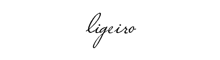 ligeiro Plaster of Paris Font