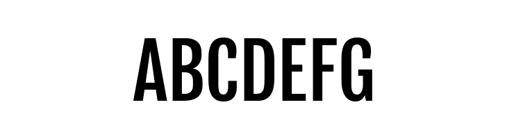 ABCDEFG Fjalla One Font