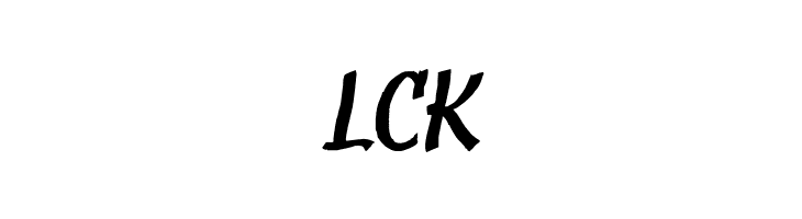 LCK TooGoodToBeTrue Font