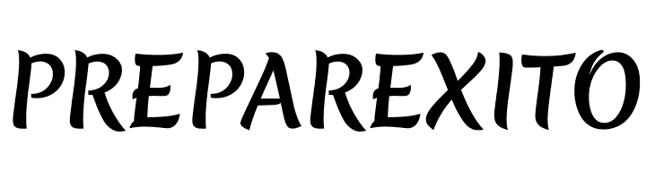 PREPAREXITO Merienda Bold Font