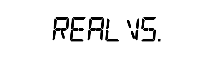 Digital Counter 7 Italic  Free Fonts Download