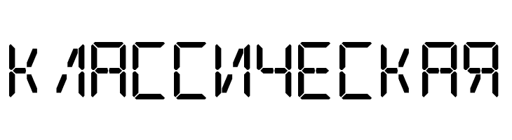 Digital Counter 7  Free Fonts Download