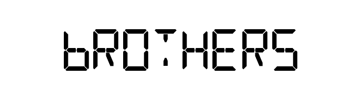 Digital Counter 7  Free Fonts Download