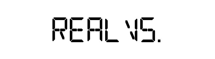 Digital Counter 7  Free Fonts Download