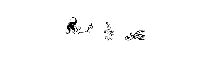 Unpublished Ornaments Two  Free Fonts Download