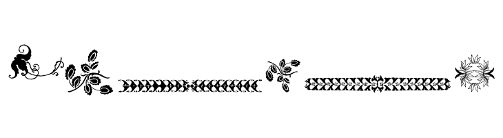 Unpublished Ornaments Two  Free Fonts Download