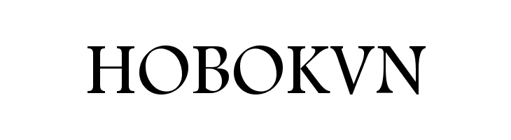 HOBOKVN Golf Font