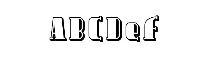 Avondale Shaded  Free Fonts Download