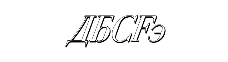 Cyberia Shadow Italic  Free Fonts Download