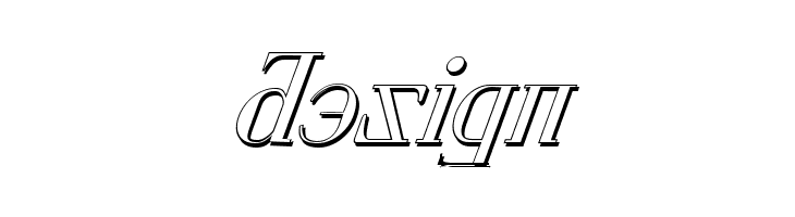 Cyberia Shadow Italic  Free Fonts Download