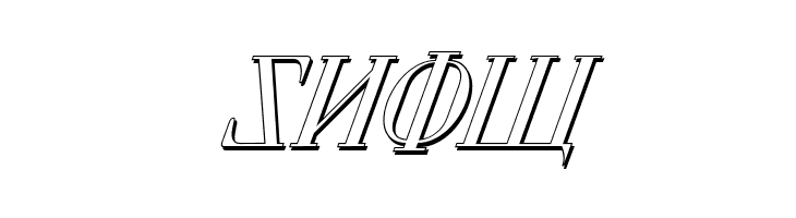 Cyberia Shadow Italic  Free Fonts Download