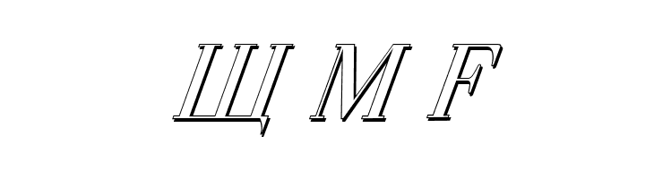 Cyberia Shadow Italic  Free Fonts Download