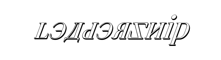 Cyberia Shadow Italic  Free Fonts Download