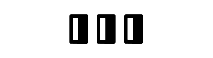 Rectangle I  Free Fonts Download