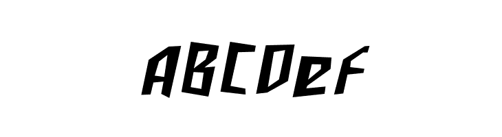 SF Junk Culture Condensed Oblique  Free Fonts Download