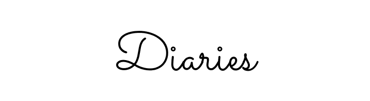 Diaries Sacramento Font