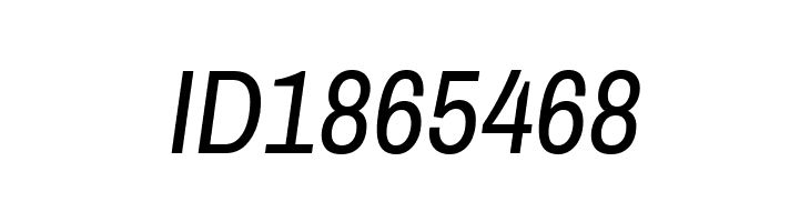 Archivo Narrow Italic  Free Fonts Download