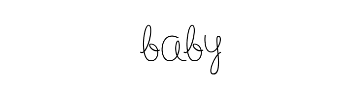 Happy Birthday, BabyRegular  Free Fonts Download