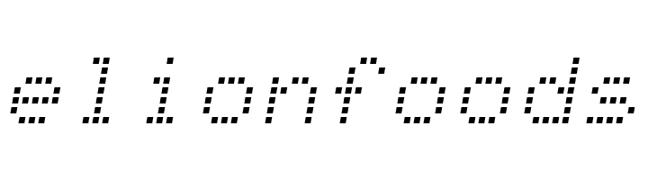 NBP Readout  Free Fonts Download