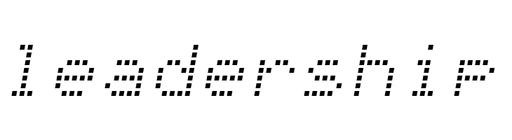 NBP Readout  Free Fonts Download