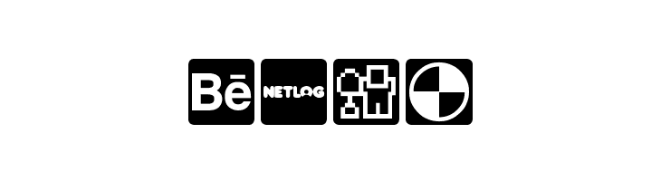 Social Icons Pro Set 1 - Rounded  Free Fonts Download