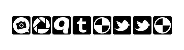 Social Icons Pro Set 1 - Rounded  Free Fonts Download