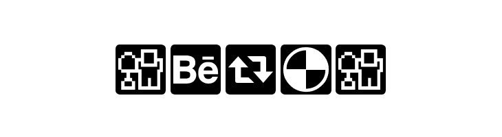 Social Icons Pro Set 1 - Rounded  Free Fonts Download