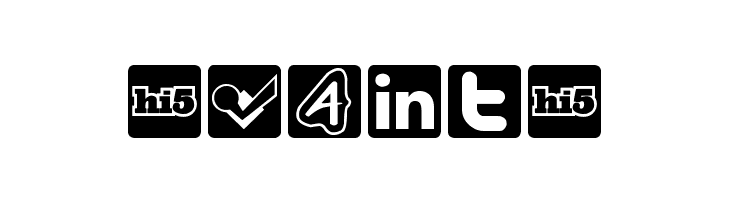 Social Icons Pro Set 1 - Rounded  Free Fonts Download