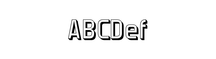 Forgotten Futurist Shadow  Free Fonts Download