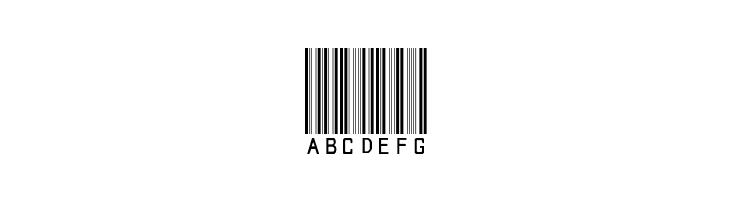 barcode font  Free Fonts Download