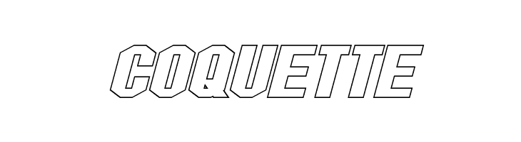 Blitzwing Extended Hollow Italic  Free Fonts Download