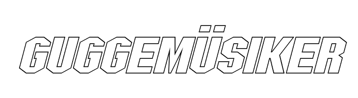 Blitzwing Extended Hollow Italic  Free Fonts Download