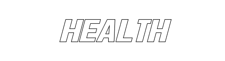 Blitzwing Extended Hollow Italic  Free Fonts Download