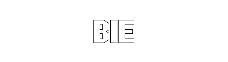 Blitzwing Extended Hollow  Free Fonts Download