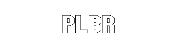 Blitzwing Extended Hollow  Free Fonts Download