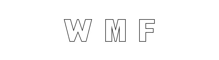 Blitzwing Extended Hollow  Free Fonts Download