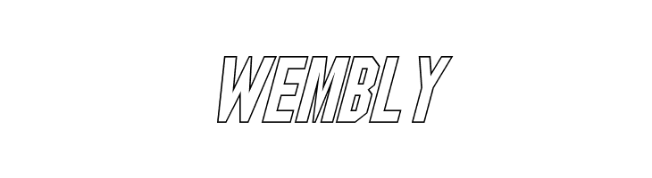 Blitzwing Hollow Italic  Free Fonts Download