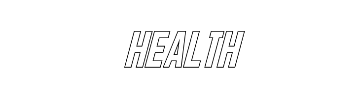 Blitzwing Hollow Italic  Free Fonts Download